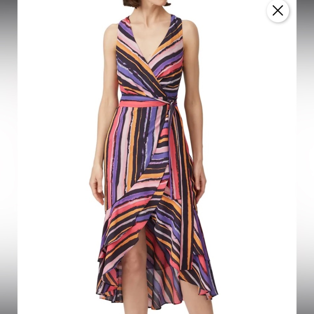 Great Jones Vibrant Orchid Wrap Dress Size Small